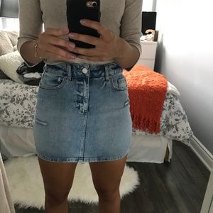 Garage Jean skirt size small